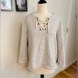 Madewell French Terry Cotton Top